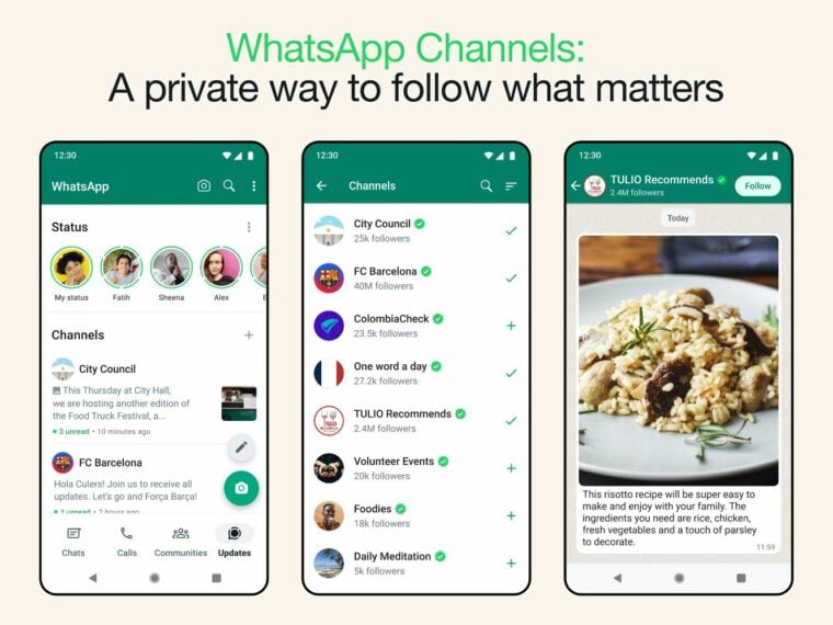 WhatsApp 推出简化信息交易所的渠道